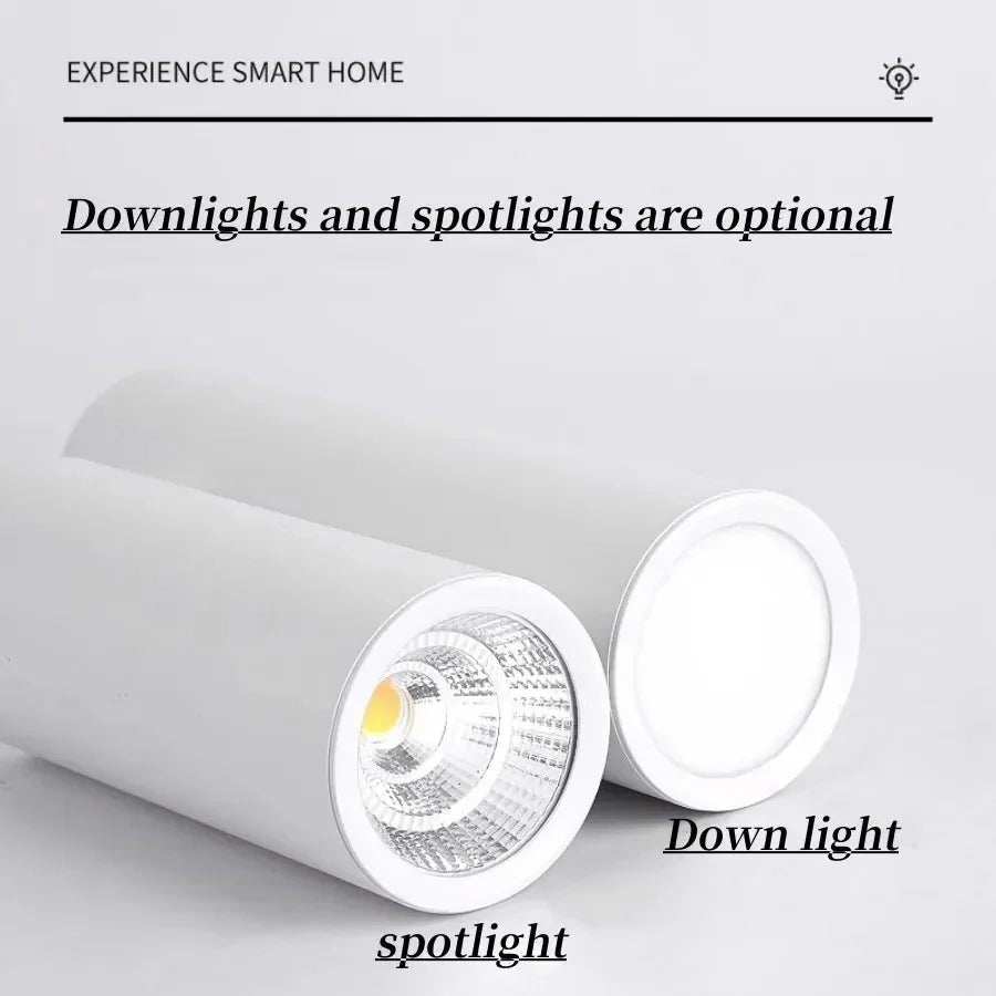 Minimal White LED Surface-Mounted Downlight