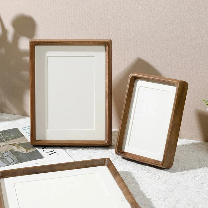 Handcrafted Solid Wood Display Photo Frame