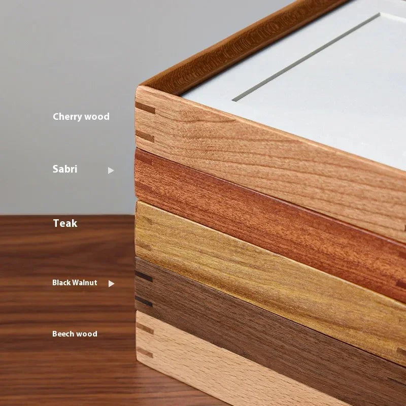 Solid Wood Mortise & Tenon Construction Photo Frame