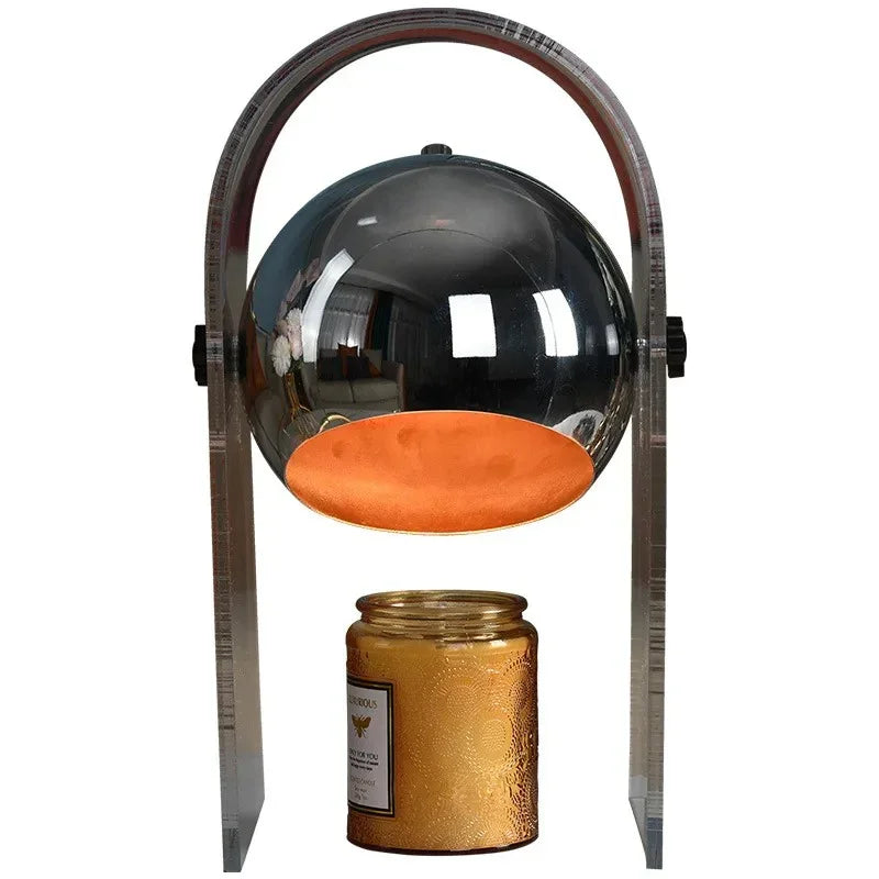 Glass Dome Candle Warmer Lamp