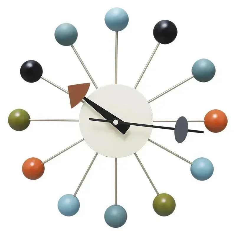 Ball Accent Modern Design Wall Clock