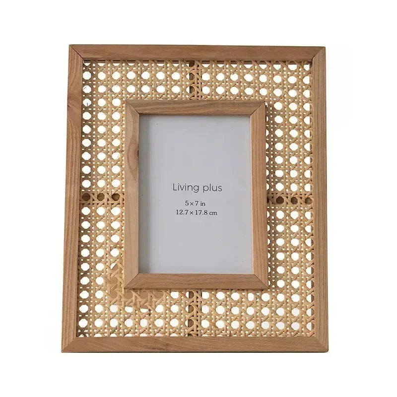 Floating Acrylic Dual-Panel Display Photo Frame