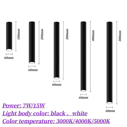 Minimal White LED Surface-Mounted Downlight