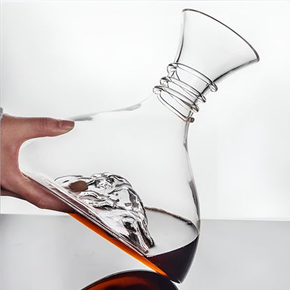 Waterfall Red Wine Decanter | Crystal Glass Aerator Carafe