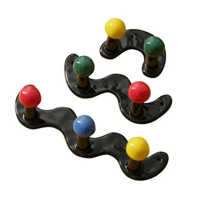 Color Dot Wall Hook Rack