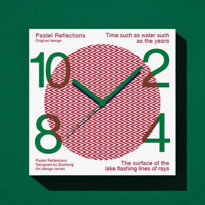 Playful Graphic Wall Clock