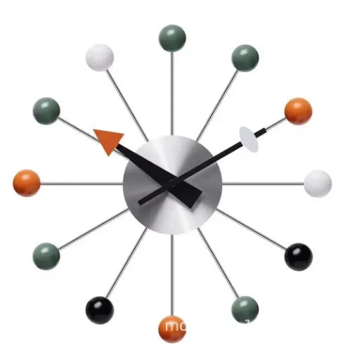 Ball Accent Modern Design Wall Clock