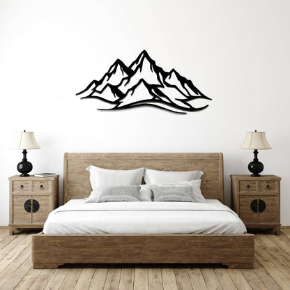 Mountain Range - Metal Wall Art - MetalPlex