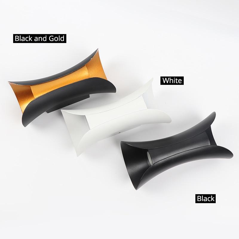 Modern LED Outdoor Wall Lamp - LumiEdge-Small (6W)-Warm White-Black and Gold-State of Style