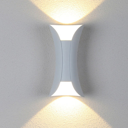 Modern LED Outdoor Wall Lamp - LumiEdge-Small (6W)-Warm White-White-State of Style