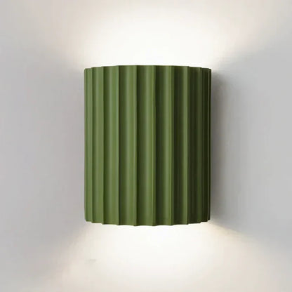 Modern Resin Wall Lamp - ArtisticWave-Green-Warm White-State of Style
