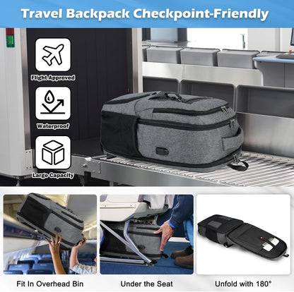 USB Travel Lunch Bag | Waterproof Laptop Cooler Backpack