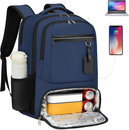 USB Travel Lunch Bag | Waterproof Laptop Cooler Backpack