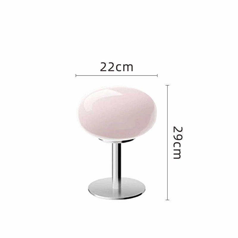Italian Style Glass Table Lamp | Retro Modern Accent Lighting
