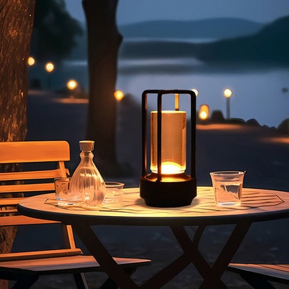 Cordless USB Touch Dimming Lantern Table Lamp