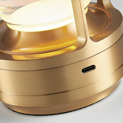 Cordless USB Touch Dimming Lantern Table Lamp