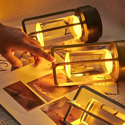 Cordless USB Touch Dimming Lantern Table Lamp