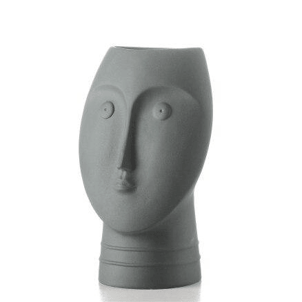 Modern Face Ceramic Vase Set