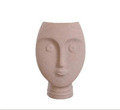 Modern Face Ceramic Vase Set
