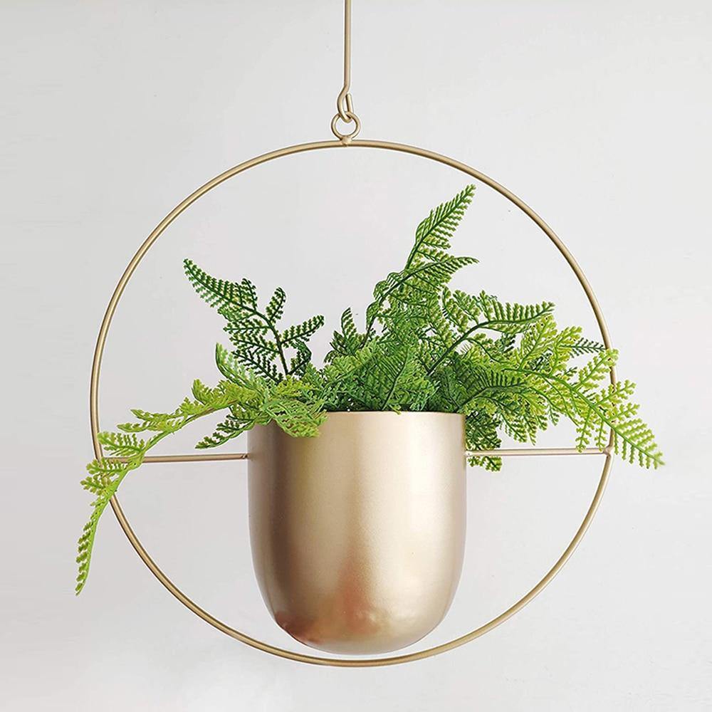 Metal Hanging Plant Planter