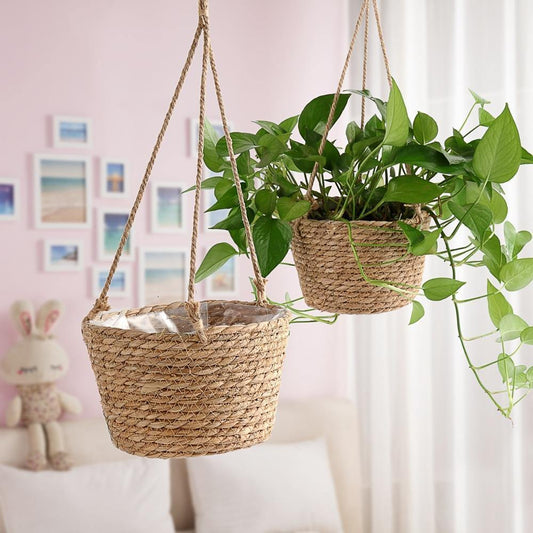 Woven Hanging Planter Basket