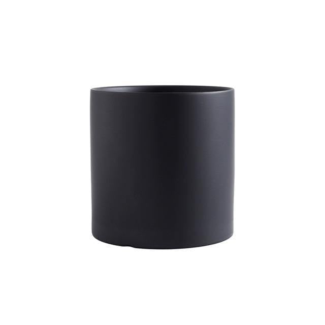 Modern Color Block Ceramic Planter Set