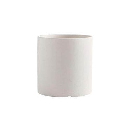 Modern Color Block Ceramic Planter Set