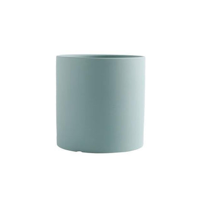 Modern Color Block Ceramic Planter Set