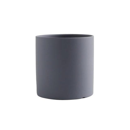 Modern Color Block Ceramic Planter Set