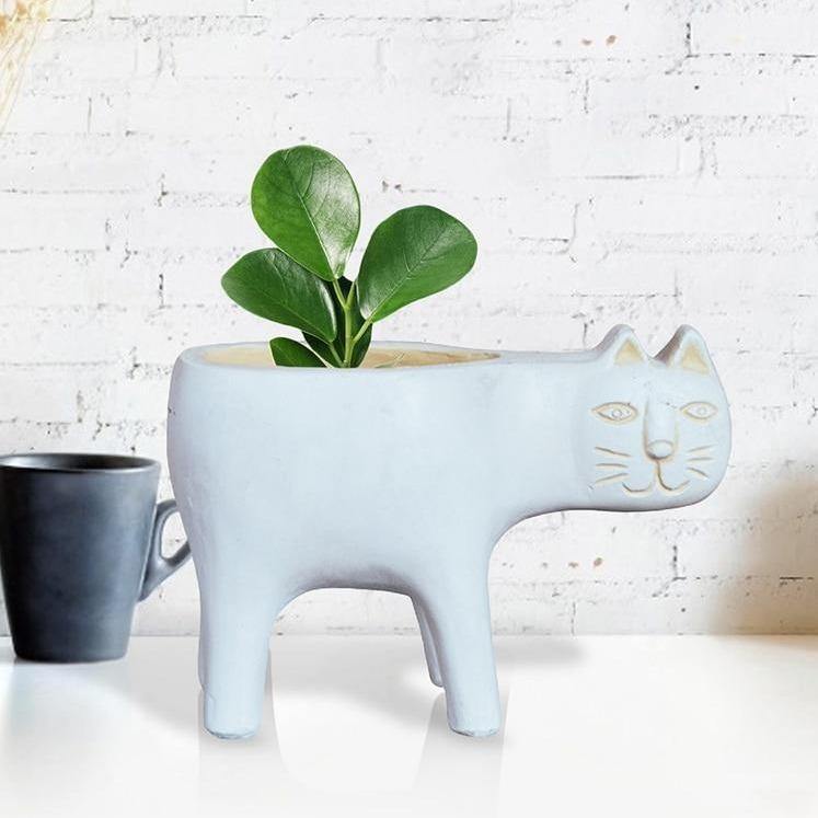 Animal Figure Ceramic Planter Pot