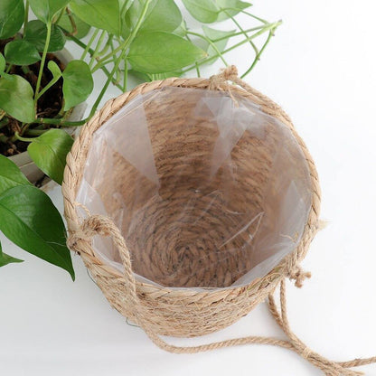 Woven Hanging Planter Basket
