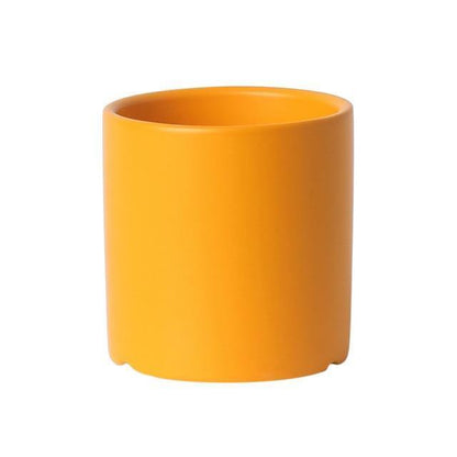 Modern Color Block Ceramic Planter Set