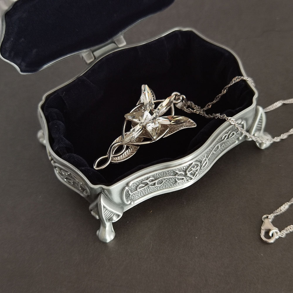 Evenstar of Alfheim Pendant Necklace – 925 Sterling Silver