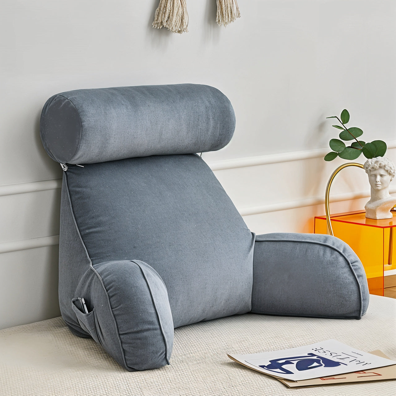 Armrest Backrest Pillow | Adjustable Head Support
