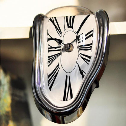 Surreal Melting Clock Decorative Accent