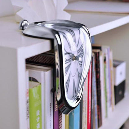 Surreal Melting Clock Decorative Accent