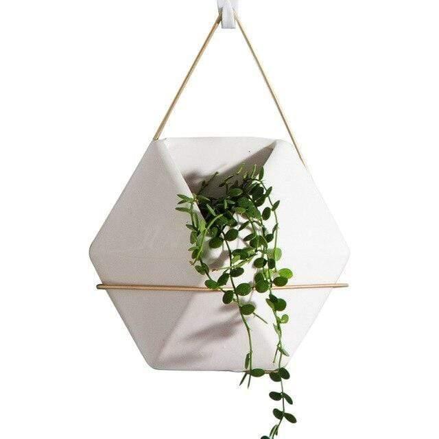 Hanging Geometric Glass Terrarium