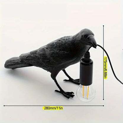 Raven Bird Table Lamp