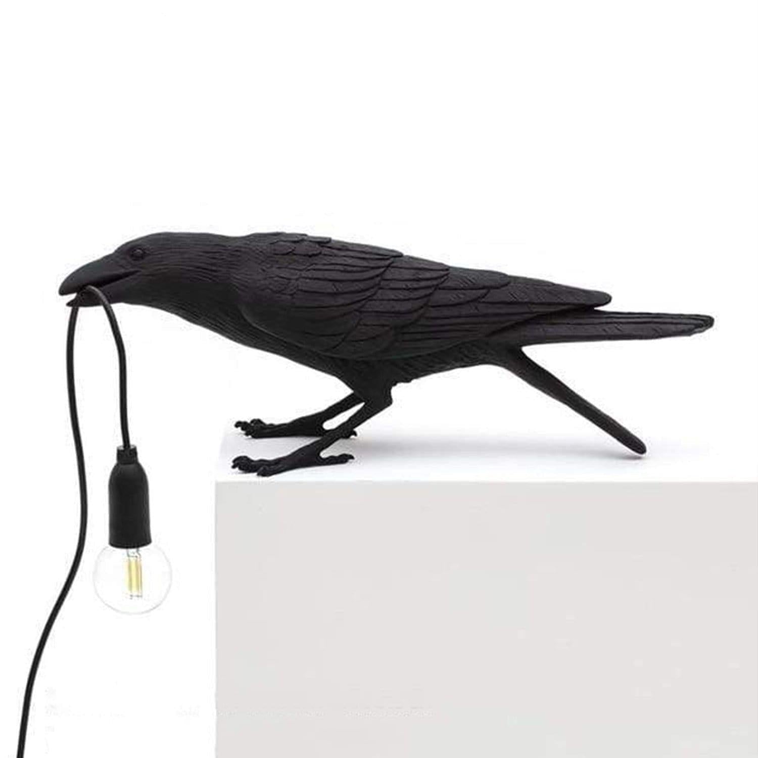 Raven Bird Table Lamp