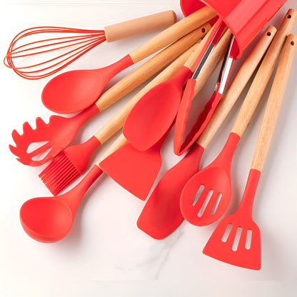 Silicone Kitchen Utensils | Multi-Piece Cooking Set