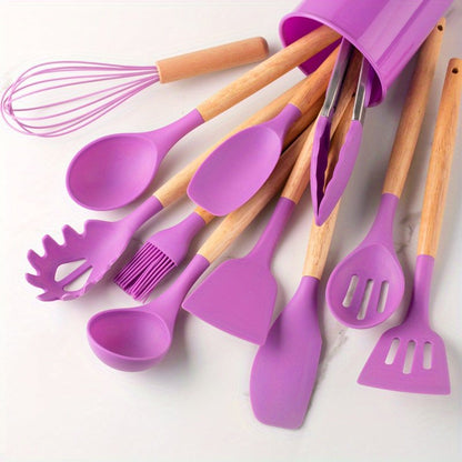 Silicone Kitchen Utensils | Cooking Tools Set