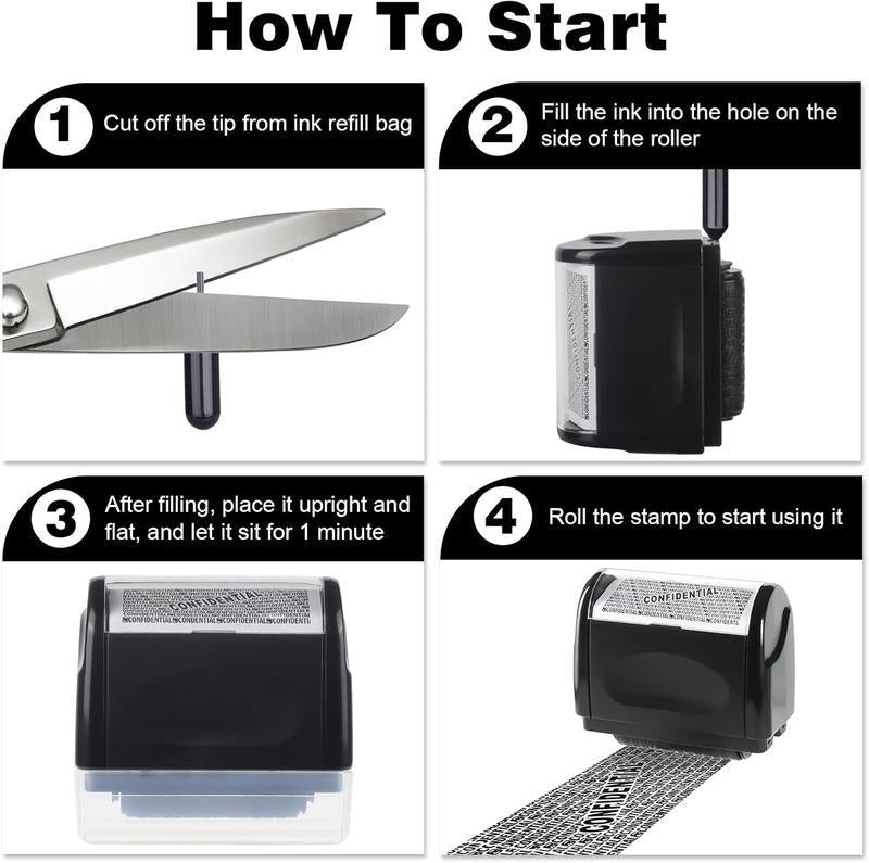Privacy Protection Roller Stamp