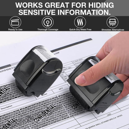 Privacy Protection Roller Stamp