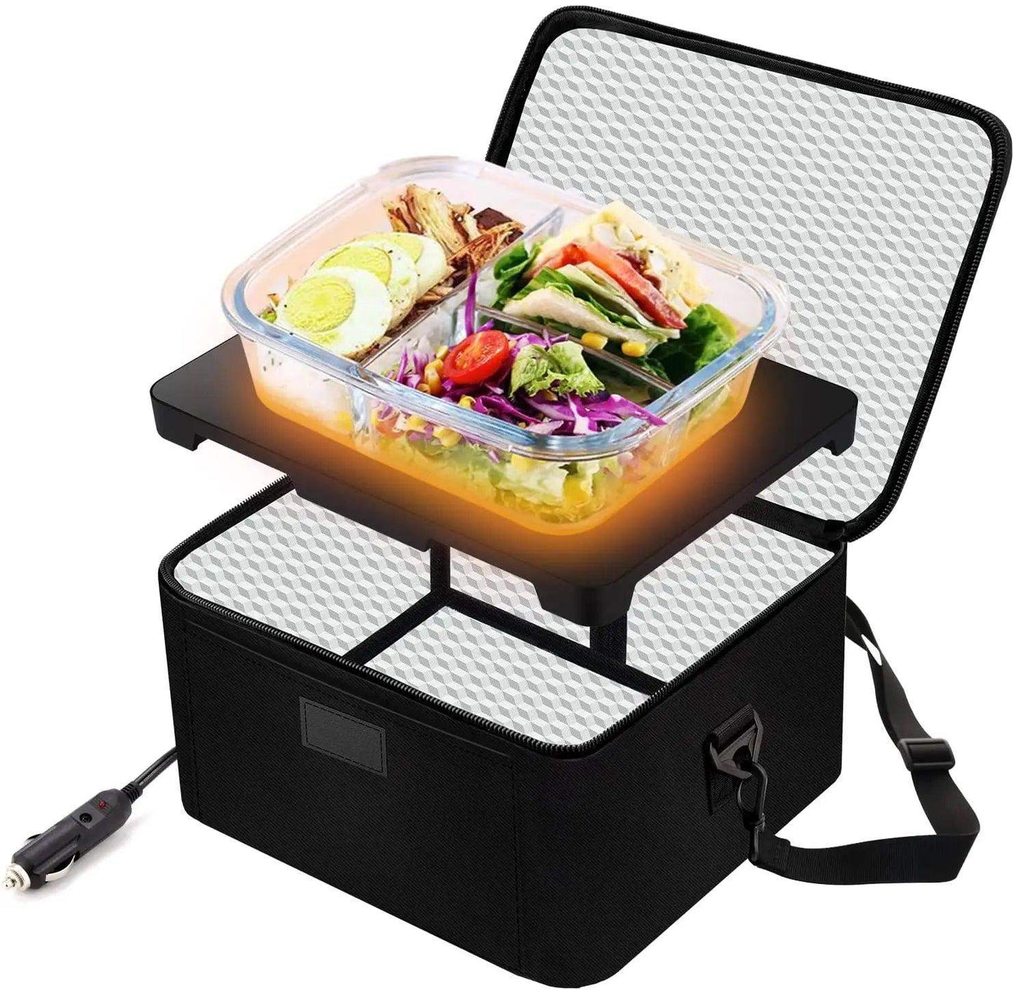 Electric Heated Lunch Bag | Portable Food Warmer Box