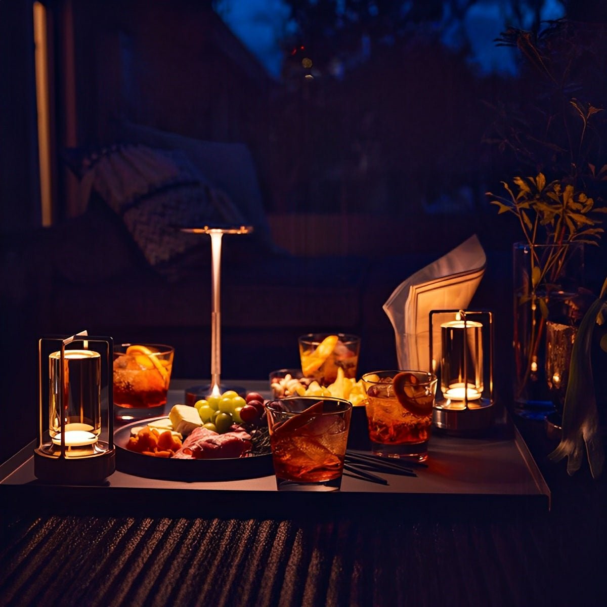 USB Dimmable Dish LED Table Lamp