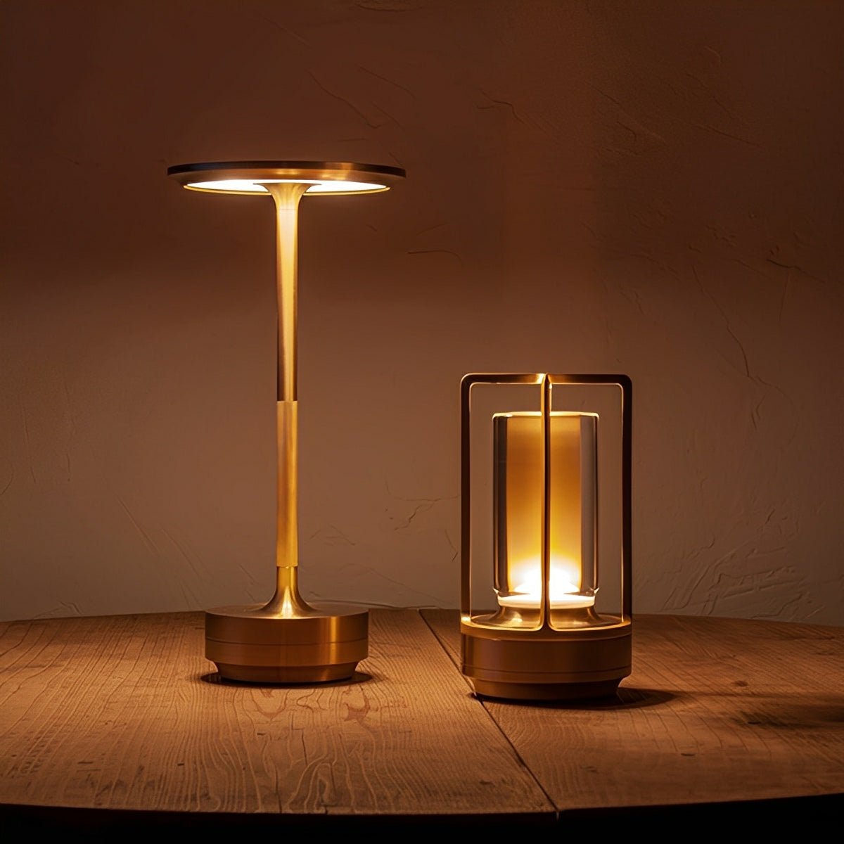 USB Dimmable Dish LED Table Lamp