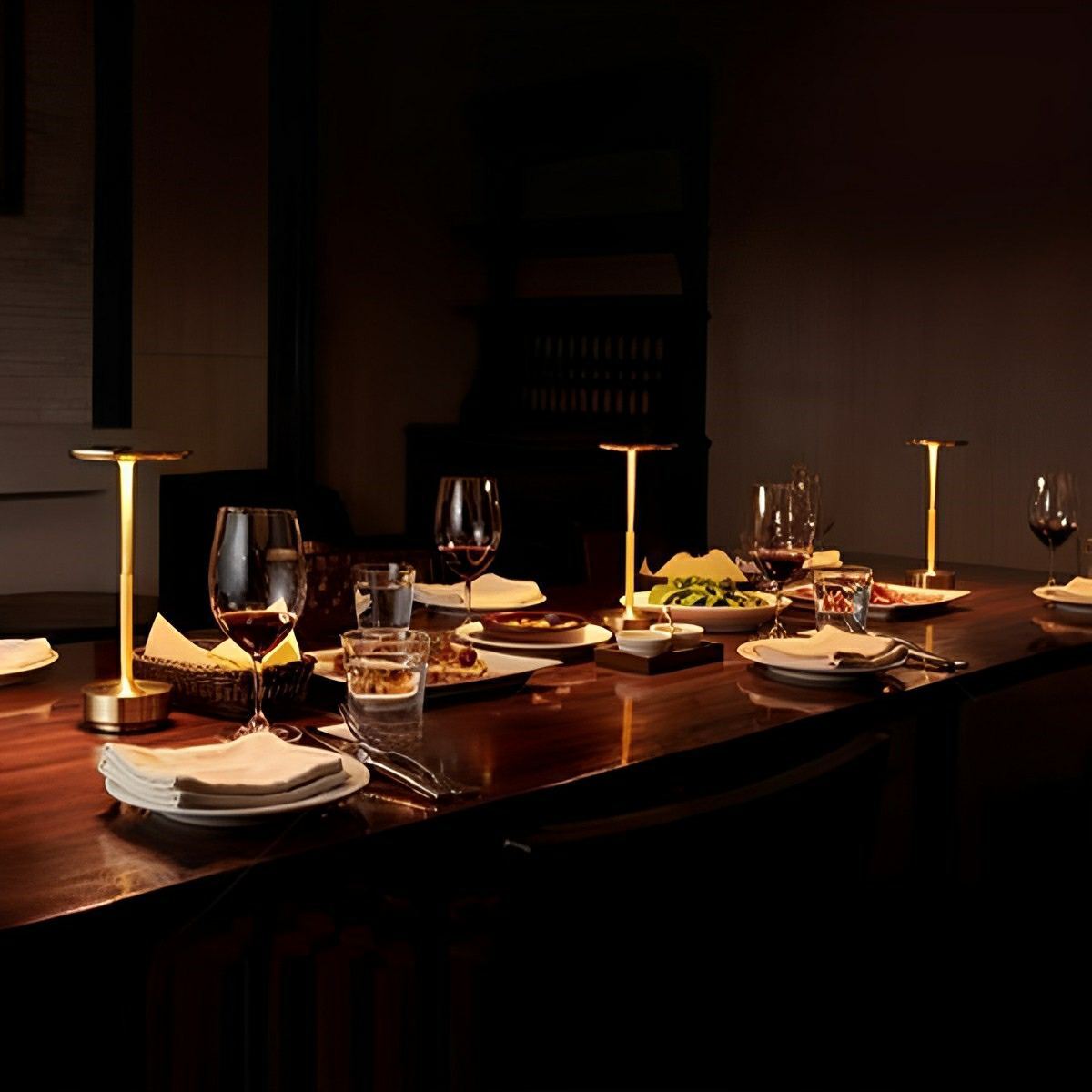 USB Dimmable Dish LED Table Lamp