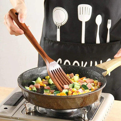 Teak Kitchen Utensils | Natural Wood Cooking Tools